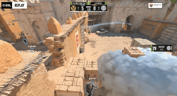EPL S24战报：Vitality 2-0横扫1win，Dust2 13-1碾压，Cache 13-5轻取