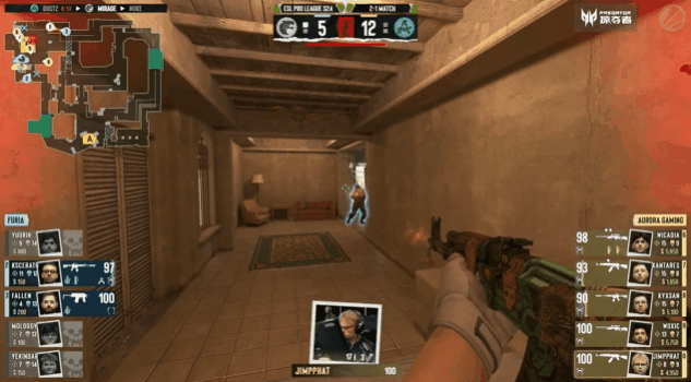 让一追二！EPL S24 Aurora 2-1逆转FURIA，Wicadia 1v4神局定乾坤