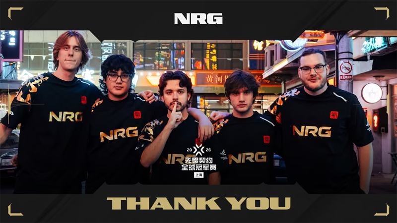 卫冕冠军轰然倒下！100T 2-0横扫NRG，上海冠军赛败者组杀入奔驰文化中心