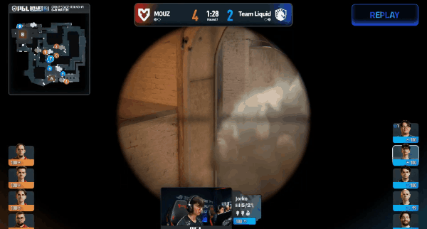 Liquid 2-1险胜MOUZ！NAF惊天1v5拖入加时，JT两度4杀定乾坤