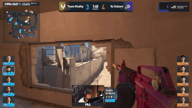 apEX缺阵无碍Vitality！2-0双杀9z，ropz与flameZ火力全开挺进胜者组