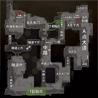 csgo荒漠迷城 点位图图片