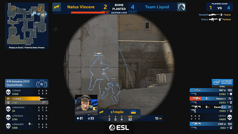 s1mple惊天1v4残局