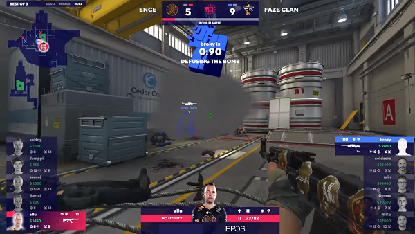 csgo比分直播｜BLAST春决： FaZe以2-1比分击败ENCE赢得比赛