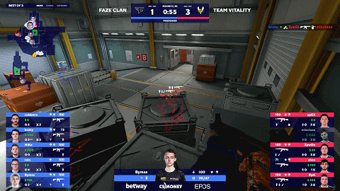 比分网｜BLAST春决欧洲区：Vitality被FaZe0-2带走，FaZe晋级胜者组决赛
