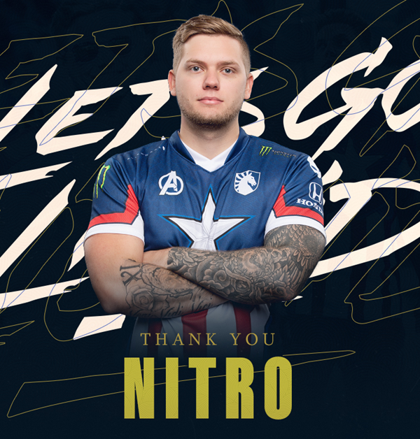 正 式 宣 布 老 将 nitr0 离 队 的 消 息 后.北 美 俱 乐 部 Team Liquid 在 其 官 网 发 布 了 一... 今 天