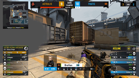 CSGO比分 ESL One科隆:新阵容Astralis以2比0拿下fnatic