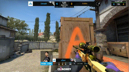 CSGO比分 EPL S12北美区:FURIA鏖战许久,以2比1比分险胜Cloud9