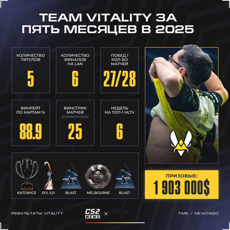 王朝筑基 Vitality前五个月狂揽五冠+近200万奖金+连胜记录