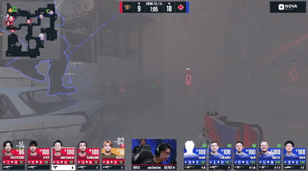 BLAST奥斯汀Major：LVG 10-13遭Nemiga逆转，7-1领先痛失好局跌入1-2组