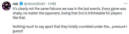 惊天冷门！Falcons三加时崩盘出局 巴西MIBR嘲讽'金钱CS败给兄弟CS