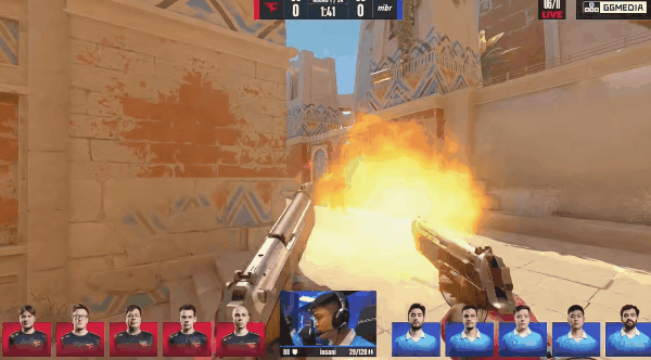 奥斯汀Major第二阶段：FaZe 2-0横扫MIBR晋级 s1mple+frozen合砍70杀