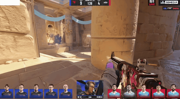 奥斯汀Major第二阶段：FaZe 2-0横扫MIBR晋级 s1mple+frozen合砍70杀