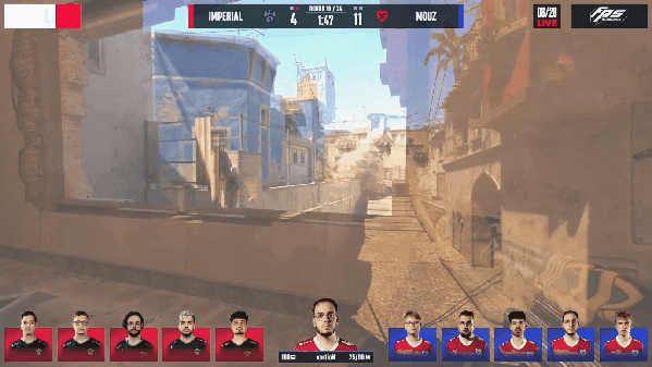 BLAST伦敦公开赛2025：经典让一追二！MOUZ 2-1 Imperial进入胜者组
