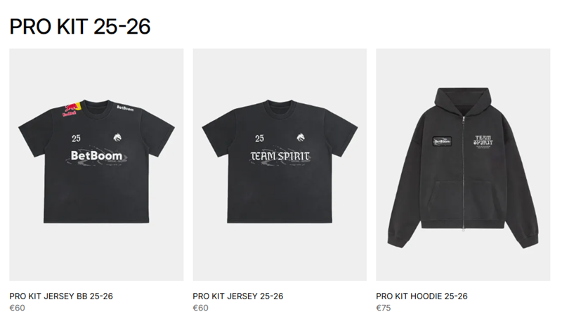 Spirit发布25-26赛季新队服_5EPlay - 5EPlay赛凡网