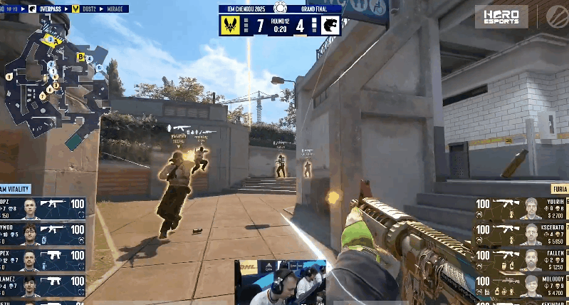 爆冷登顶！黑豹FURIA鏖战三图力克Vitality，加冕IEM成都2025桂冠