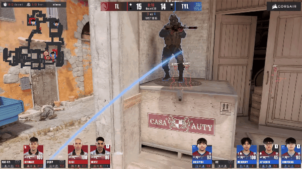 布达佩斯Major第二阶段：TYLOO 1-2 Liquid，遗憾出局