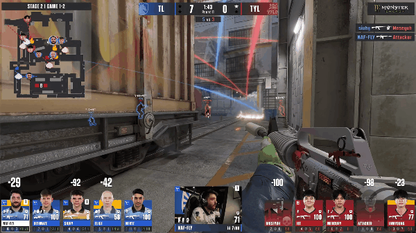 布达佩斯Major第二阶段：TYLOO 1-2 Liquid，遗憾出局