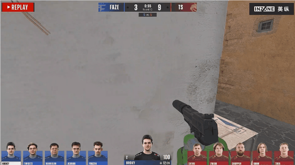 双子星碾压！Spirit 13-5暴打FaZe，chopper天道超觉醒联手donk沙地五杀封神