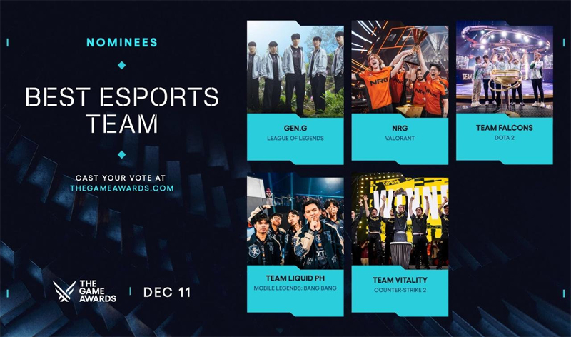 CS2與Vitality分獲TGA 2025年度最佳電競游戲及戰(zhàn)隊(duì)獎(jiǎng)