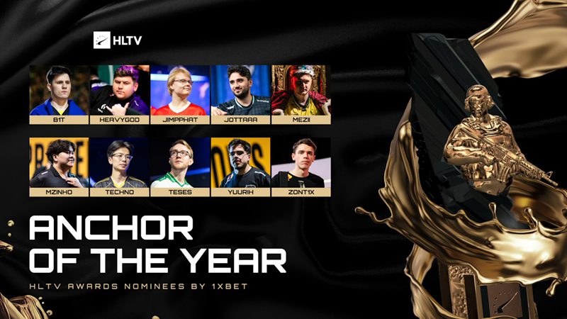 HLTV公布2025年度最佳狙击手、突破手、自由人、主防者、指挥、教练及年度高光时刻十大提名