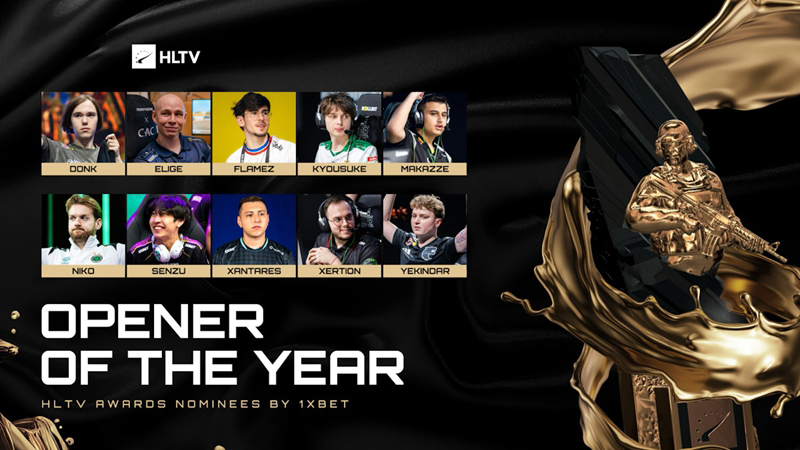 HLTV公布2025年度最佳狙击手、突破手、自由人、主防者、指挥、教练及年度高光时刻十大提名