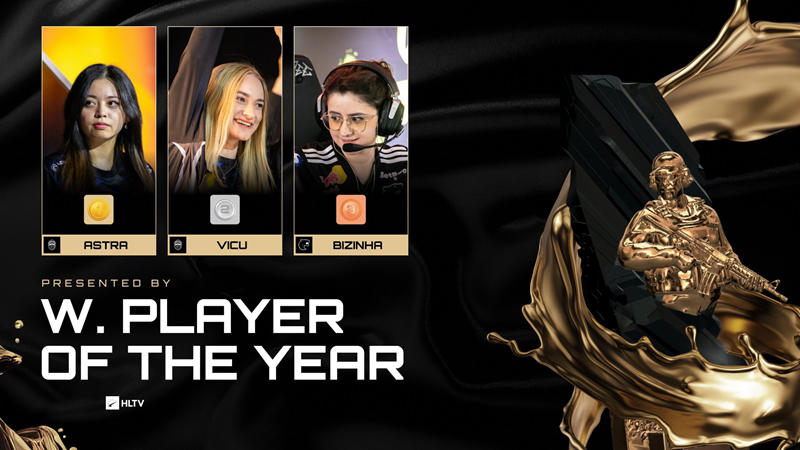 HLTV颁奖典礼：2025年度最佳女子选手——ASTRA