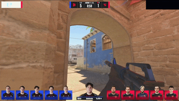 BLAST赏金赛S1：‌Bobeksde神级五杀封神！EYEBALLERS 2-1逆转FaZe