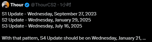 明日零點(diǎn)重磅開啟！CS2 Premier模式S4賽季倒計(jì)時(shí)24小時(shí)，S3賽季正式落幕