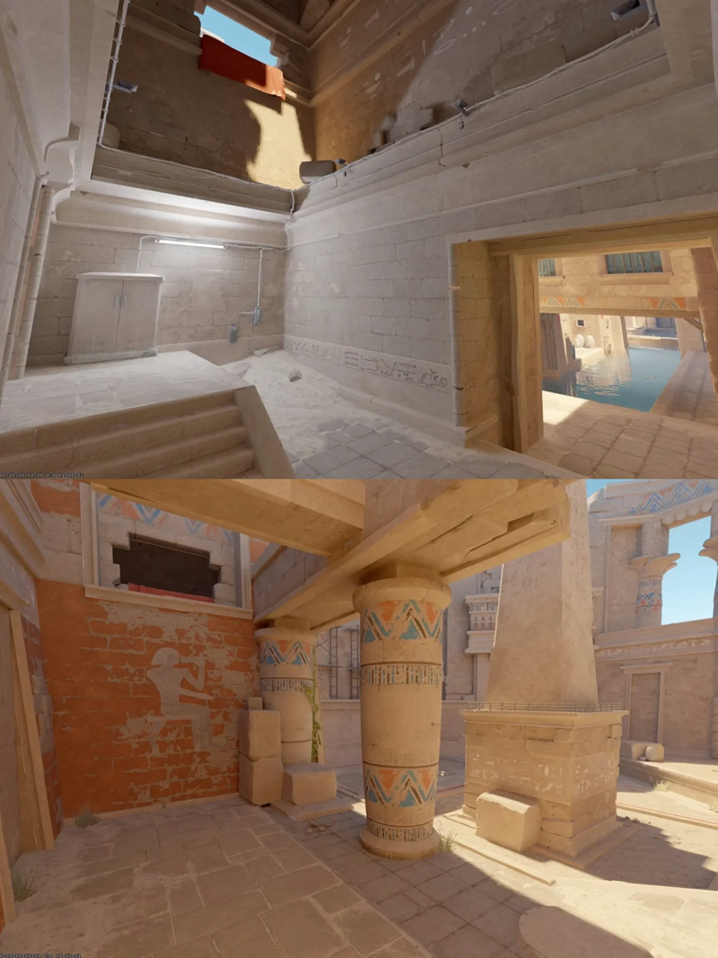 阿努比斯地图重做！四大核心改动解析：中路跳点、黑屋孔洞、A点掩体与中门翻转如何颠覆攻防平衡？