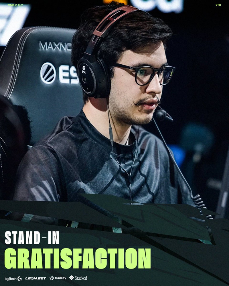 FlyQuest官宣，将在DFRAG HyperX Nationals赛事中启用Gratisfaction作为替补选手