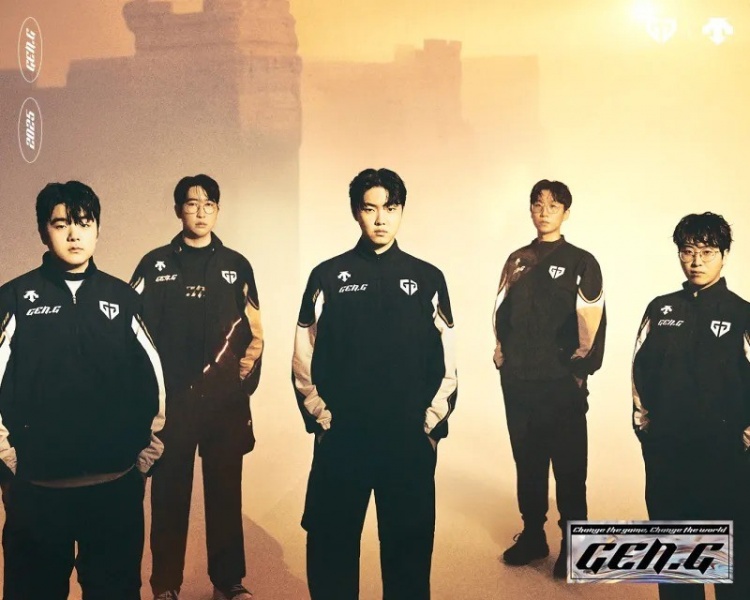 GEN公布2025赛季队服：黑色主色调，双臂以白黄双色点缀_5EPlay - 5EPlay赛凡网